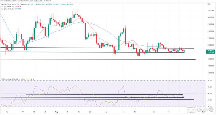 随着加密市场的波动加剧BTC重返19,000美元以上