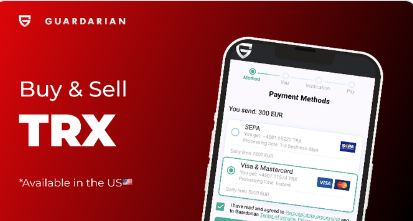 Guardarian已支持TRX及TRC20-USDT、TRC20-TU
