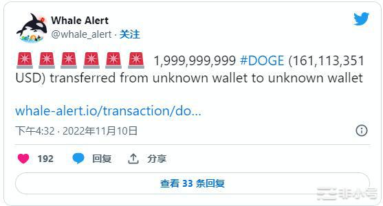 DOGE鲸鱼在暴跌中移动超过4.1亿美元,现在能买入？