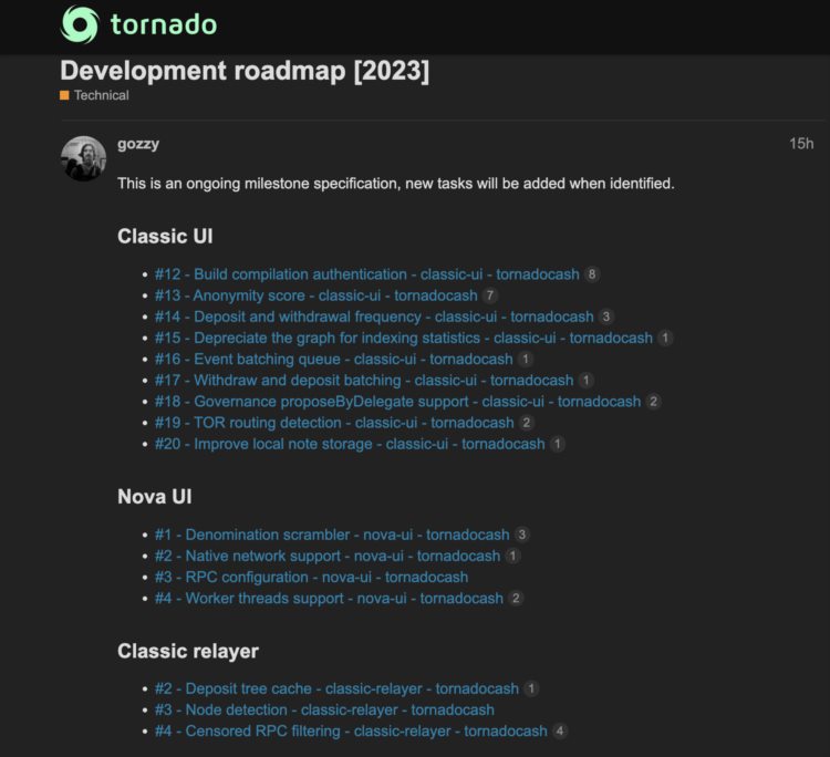 被制裁4个月后TornadoCash社区通过重振提案