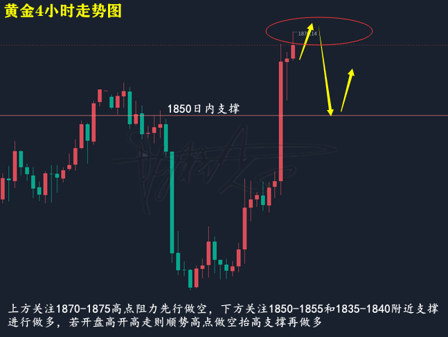 陈梓志：3.11黄金大阳上涨原油触及低位回升如何布局？