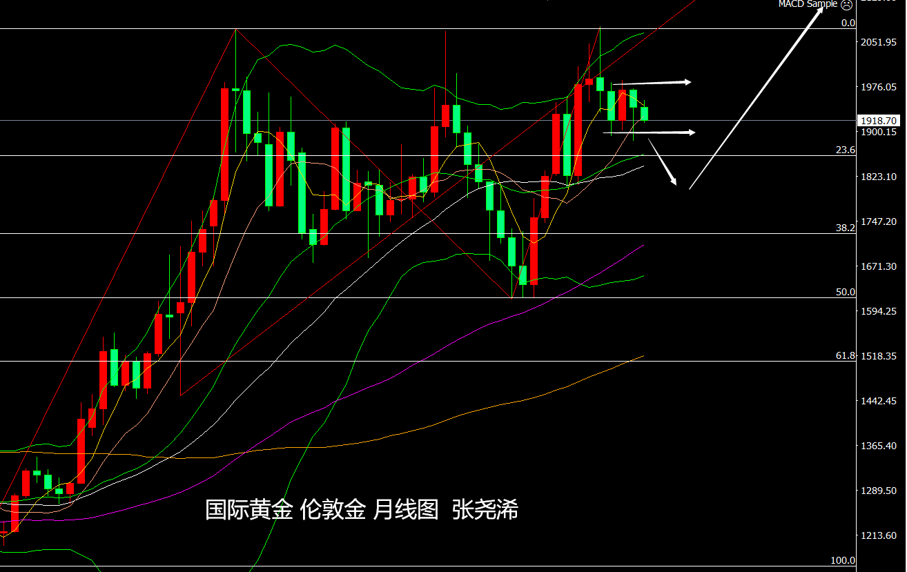 张尧浠：美盘将迎众多讲话黄金仍有望再度回落