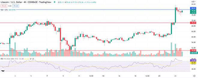 莱特币价格预测——LTC刚刚上涨27%原因如下