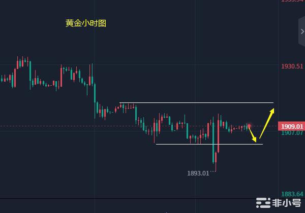 小冯：双币调整寻求突破机会黄金十字K日内看反弹