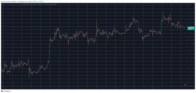 ShibaInu暴涨11%比特币止步于23,000美元