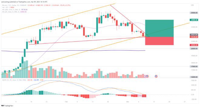 比特币价格预测——BTC能否摆脱银行危机的忧郁？