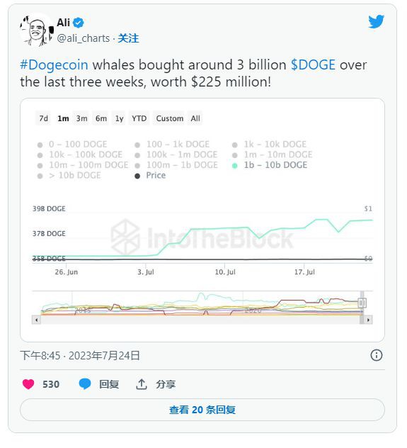 狗狗币重复历史模式价格可能会飙升23,000%