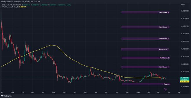 SHIB将在2023年达到0.00005美元