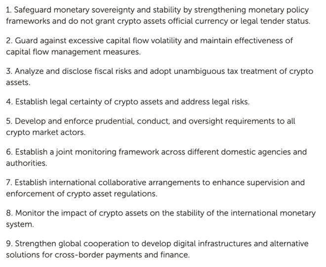 像比特币(BTC)这样的加密资产无法达到法定货币地位：IMF