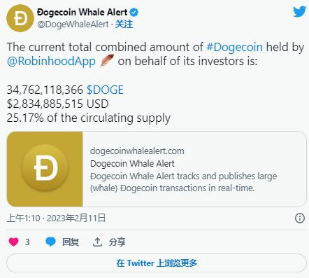 狗狗币寡头Doge「占25％总流通量」价值28亿美