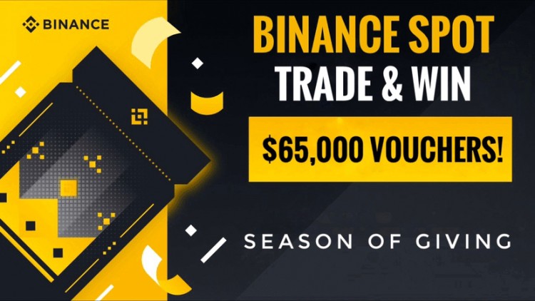 价值 65,000 美元的代币优惠券赠品现已在 Binance Spot 上开始！