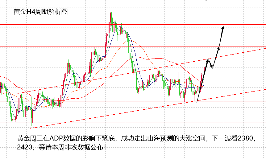 山海：不负众望金银大涨，周内数据挑战其延续性！